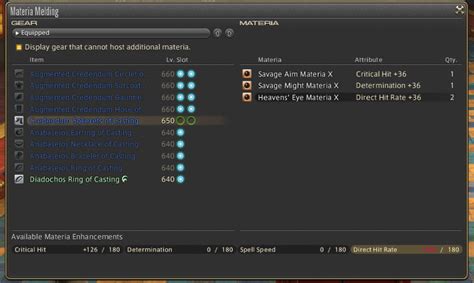 how to combine materia ffxiv.